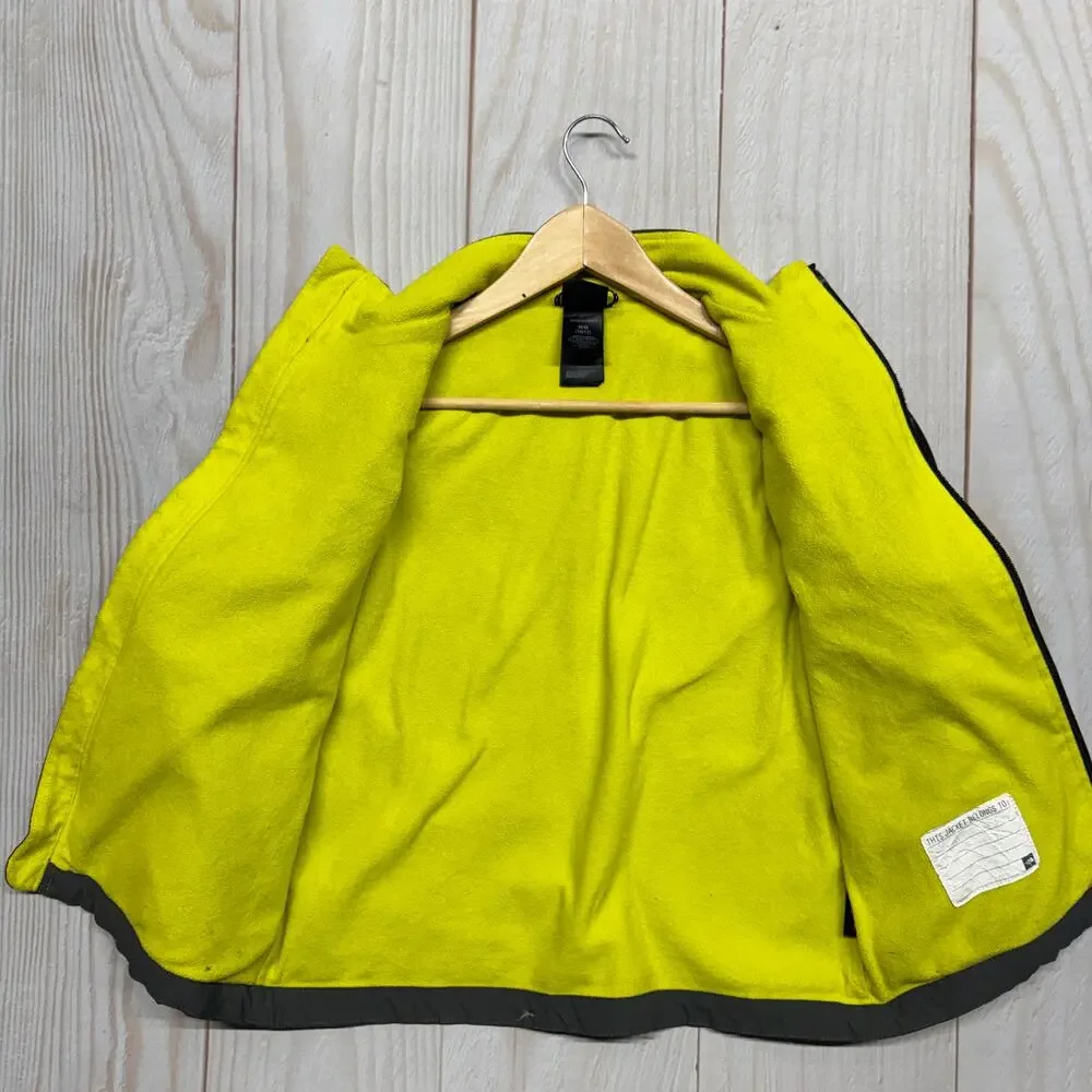 The North Face Boys Polartec Fleece Lined Jacket Size M (10/12) Gray&Black - Picture 5 of 8